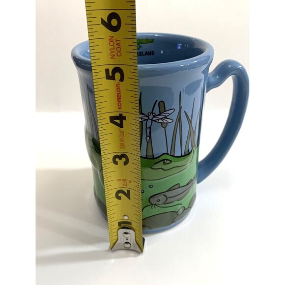 Hilton Head Island Souvenir Mug Cup 3D Turtle Fish Alligator Crocodile Water - Picture 9 of 10